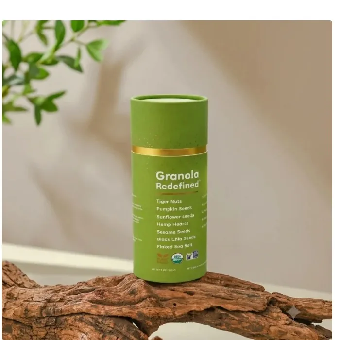 Green paper tube packaging